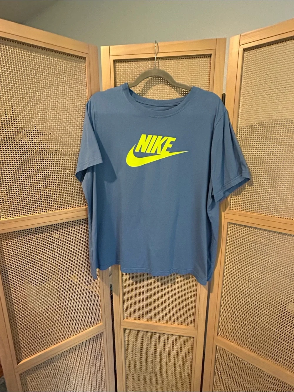 Nike Blue Graphic Logo Tee Size 1X